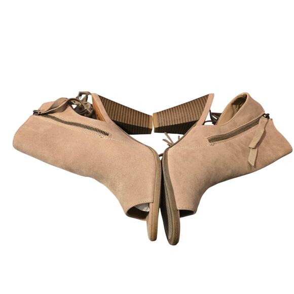 Rampage Lauren Women's Fringe Open Toe Ankle Bootie size 10M NIB - Picture 3 of 8